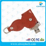 Calabash shape leather USB flash drive