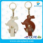 Rabbit shape leather USB flash drive