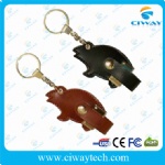 Frog shape leather USB flash drive