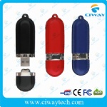 Lipstick shape leather USB flash drive