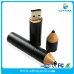 Eco-friendly wooden pencil USB flash drives