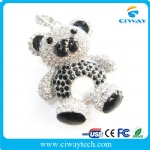 Jewelry/Diamond teddy bear shape USB flash drive