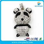 Jewelry/Diamond panda shape USB flash drive