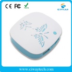 private mold butterfly design dual usb power bank