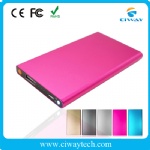 private mold metal casing polymer power bank with flashlight