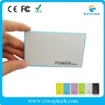 Private mold credit card Acrylic mirror polymer power bank