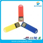 Customized colorful mini clip usb flash drive