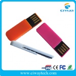 Customized colorful mini clip usb flash drive