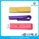 OEM colorful clip usb flash drive