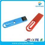 Customize colorful paperclip design usb flash drive