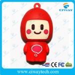 PVC girl shaped USB flash drive